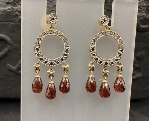 14k gold vintage granat - gold,