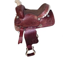 Leder Western Kinder Pony