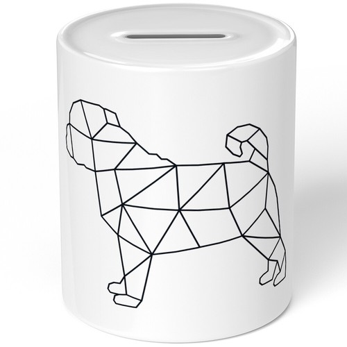Mops origami stil 10701010161 - mops,,