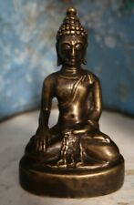BUDDHA BRONZE 11CM SKULPTUR