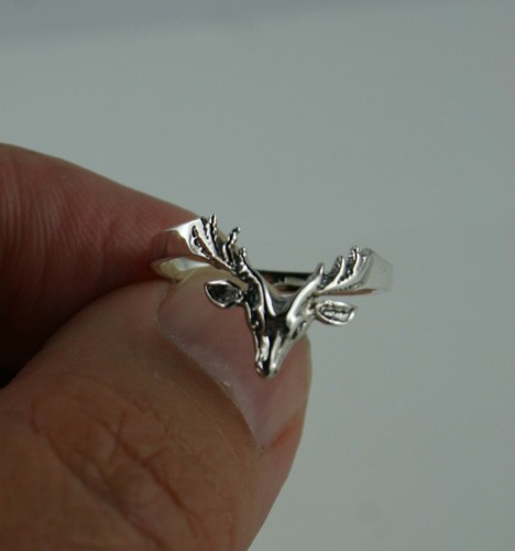 Hirsch ring sterling - hirsch,
