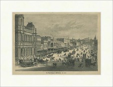 Die Bourkestraße in Melbourne