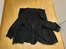 Herren Mantel, schwartz, wolle + kaschmir, Paolo Negrato, Größe 52, elegant