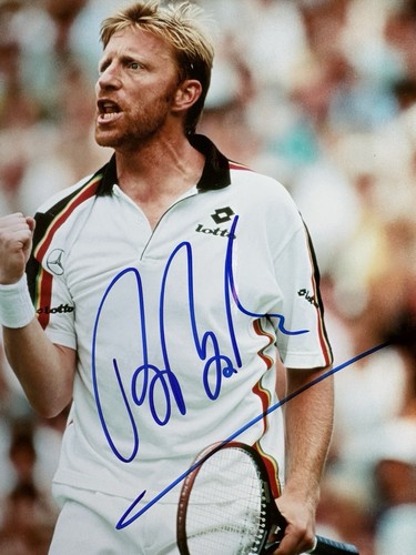 Boris becker signiert tennis - boris,