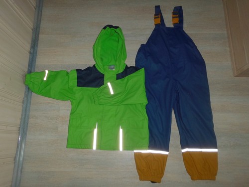 Beschichtete regenhose und - regenhose,