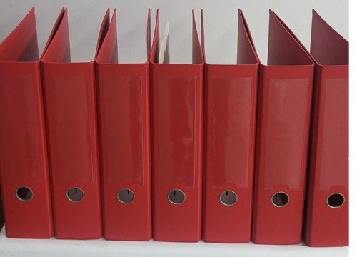 Breitrücken ordner rot - 10,