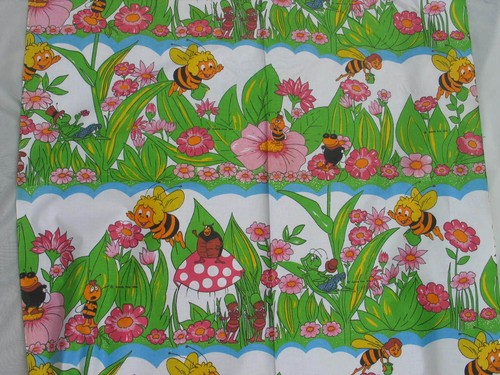 Orig alter vintage stoff 70er - orig.,