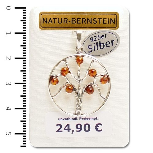 Bernstein anhänger modern - bernstein,