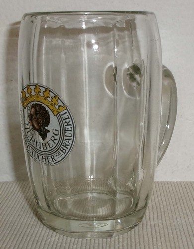 Bierkrug aus glas - aus, 0,5