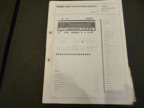 Original service manual - original,