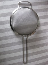 KÜCHENSIEB Edelstahl Rostfrei Küchen Sieb Abtropfsieb Abschüttsieb EDEKA Ø16cm