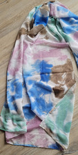 CODELLO großer Schal / Stola in beige rose´ braun blau sehr weich und sommerlich