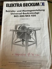 Elektra Beckum Universal-Baukreissäge