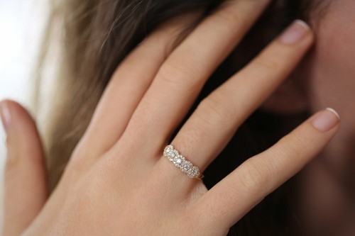 Diamanten memory goldring - memory,