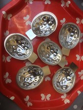 Pralinen-Form, Nuss, Schokoladen/Nougat- Förmchen, Backförmchen, Metall, 6 Stück