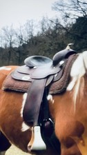 Hochw leder westernsattel - hochw.,