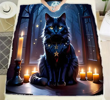 Kuschel-Decke 200cm Katze