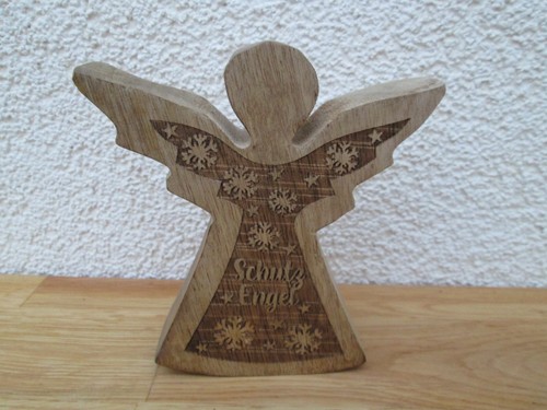 Schutzengel aus mangoholz - schutzengel,