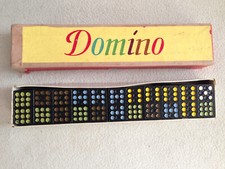 Altes Bunt Domino Spiel