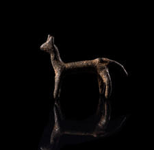 Bronzefigur, wohl Pferd –