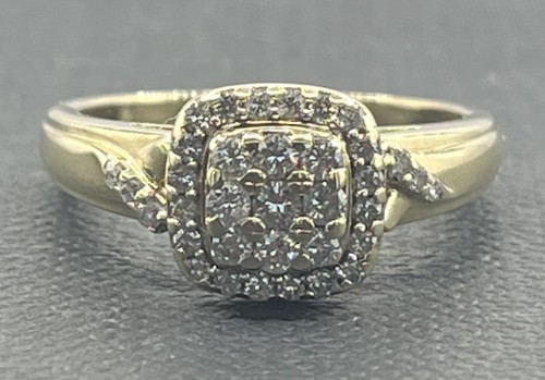 Cluster diamantring kt - cluster-diamantring,