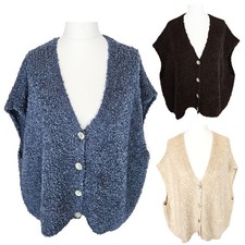 SAISON Grobstrick Weste