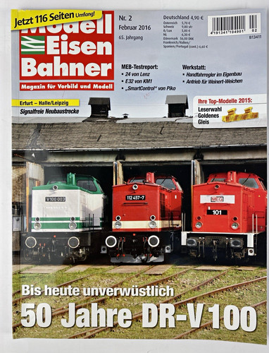 Modelleisenbahner 2016 - modelleisenbahner, 2/2016
