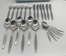 WMF Rom 4500 Cromargan Menü- Tafelbesteck 6 Personen  24 Teile mit Kaffeelöffeln