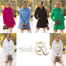 Mantel mit Kapuze Damen Wunderschöner Boucle Look  Frühling Herbs W Gr 36/38/40