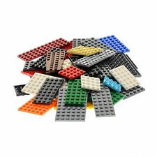 50x Lego System Bau Platten Form Farbe zufällig bunt gemischt z.B. rot grün blau