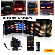 LED Anzeigetafel LED RGB Display Programmierbar Werbetafel Auto Led Laufschrift