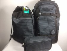 Coocazoo Mate Schulrucksack Set 3 Teile Dessin Dark Mission Neu