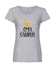 Oma Saurus | Dinosaurier | Großmutter Damen Shirt Weiß