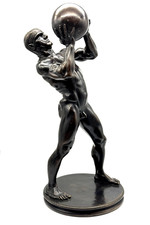 ❗️ANTIK FRANZ VON STUCK kugelstemmender Athlet ca. 1906 Guss C. Leyrer München❗️