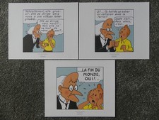 Tim und Struppi Tintin 3 Drucke ex libris Der geheimnisvolle Stern Moulinsart