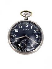 Taschenuhr Helvetia Wehrmacht Dienstuhr 49mm WW2