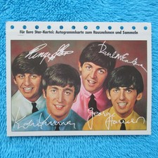 THE BEATLES Autogrammkarte