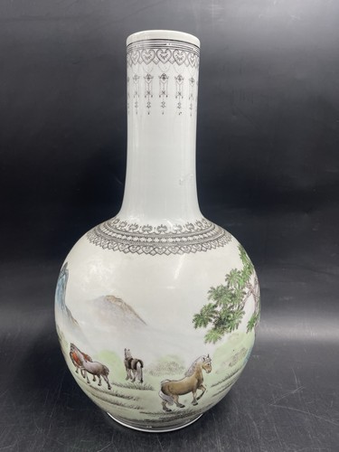 Große porzellan vase mit - porzellan,