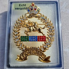 Pferde Brosche Springreiter