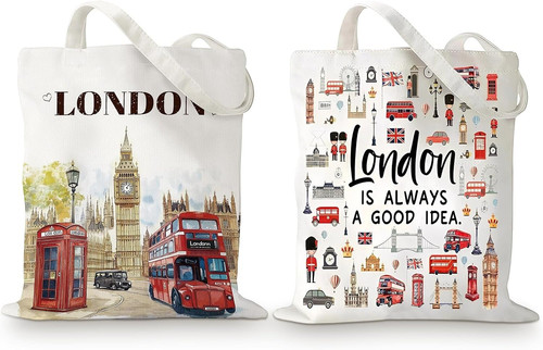 London souvenir canvas - souvenir,, tote