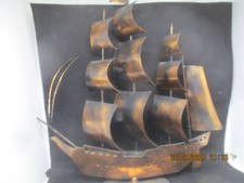 Altes Segelschiff-Model Kupfer  nautisch Hamburg  maritim Sammler vintage