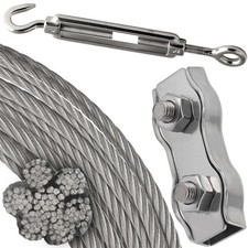 Drahtseil SET Edelstahl Duplex