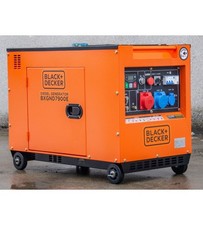Stromerzeuger Diesel Stromaggregat Generator 230V 400V 5700 Watt BLACK DECKER