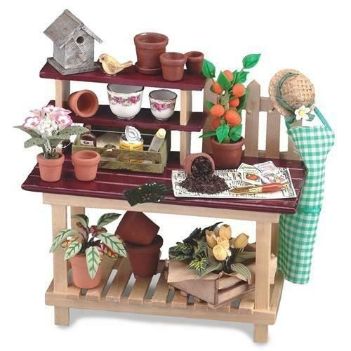 Puppenhaus potting sitzbank - puppenhaus,