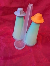 Tupperware Menage + 2 Flaschen für Zucker/Milch o. für Essig/Öl