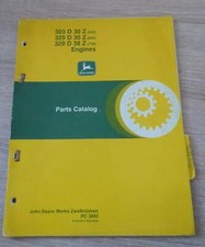 John Deere Mähdrescher 630 + 730 Motor Ersatzsteilliste