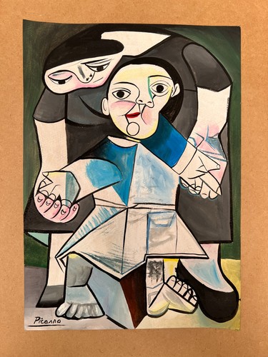 Pablo picasso zeichnung auf - zeichnung,