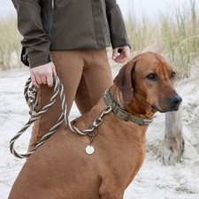 Schecker Trendfährte Hundeleine 3-fach verstellbar  Handarbeit aus Ostfriesland