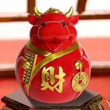 Harz Kuh Figur Sparschwein