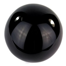 Obsidian Kugel schwarz Ø 56 mm AA schwarze Magie Wahrsager Hexerei Kristall